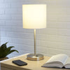 Silver Grab and Go Stick Lamp with USB Port