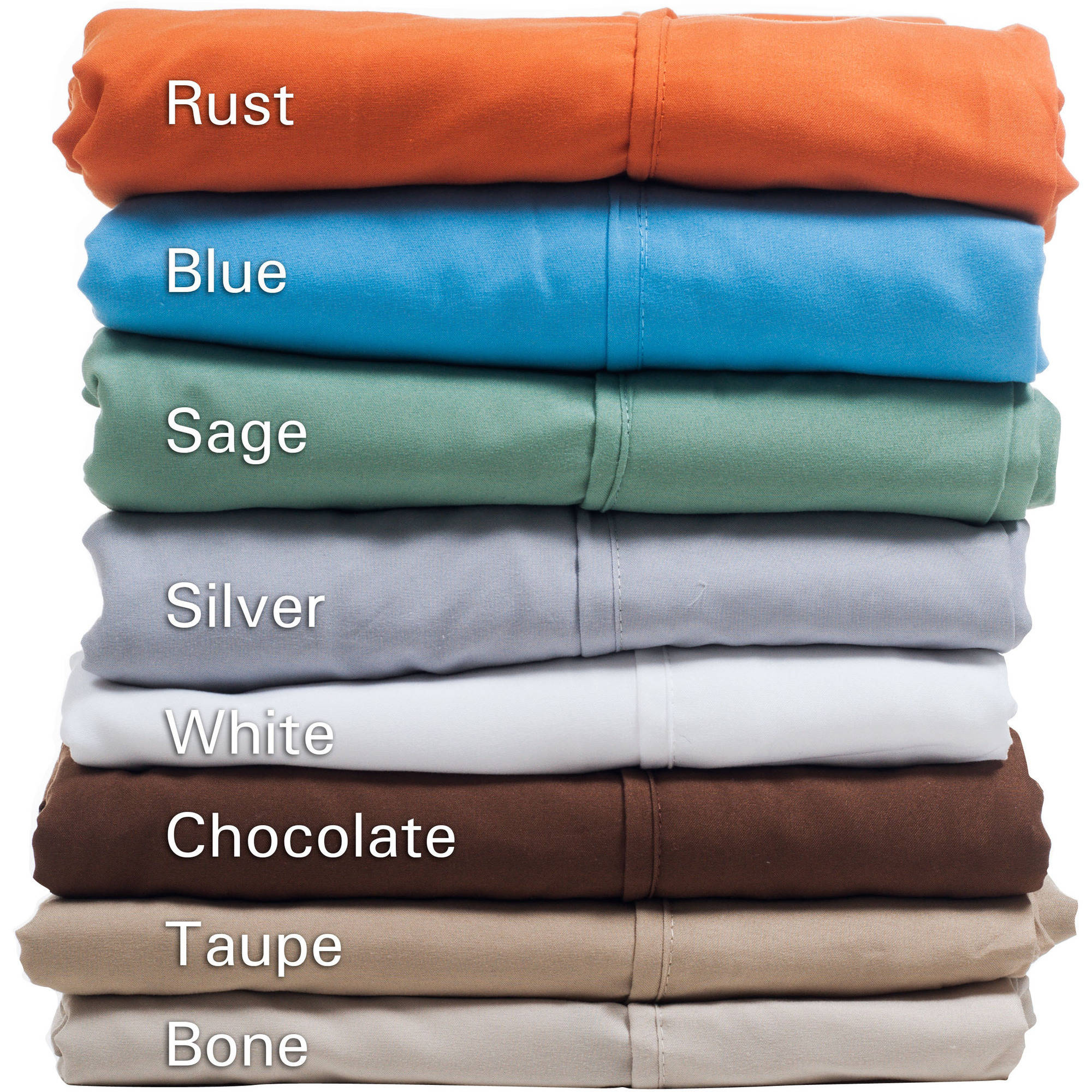 Series Microfiber Sheet Set, Blue, Twin