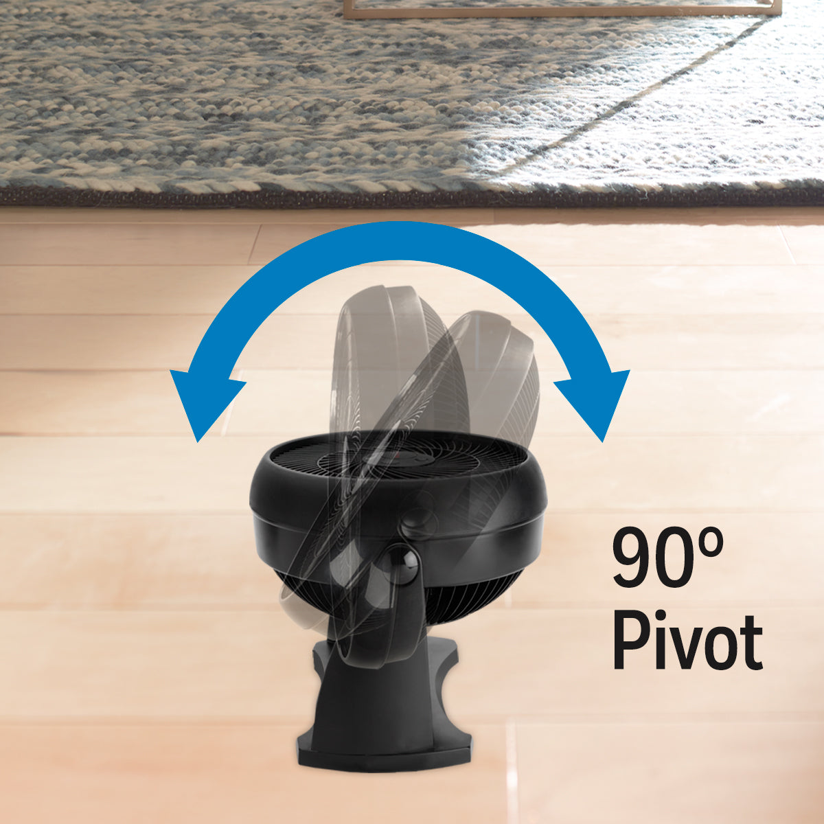 TurboForce Air Circulator Personal Fan, HT-900, Black