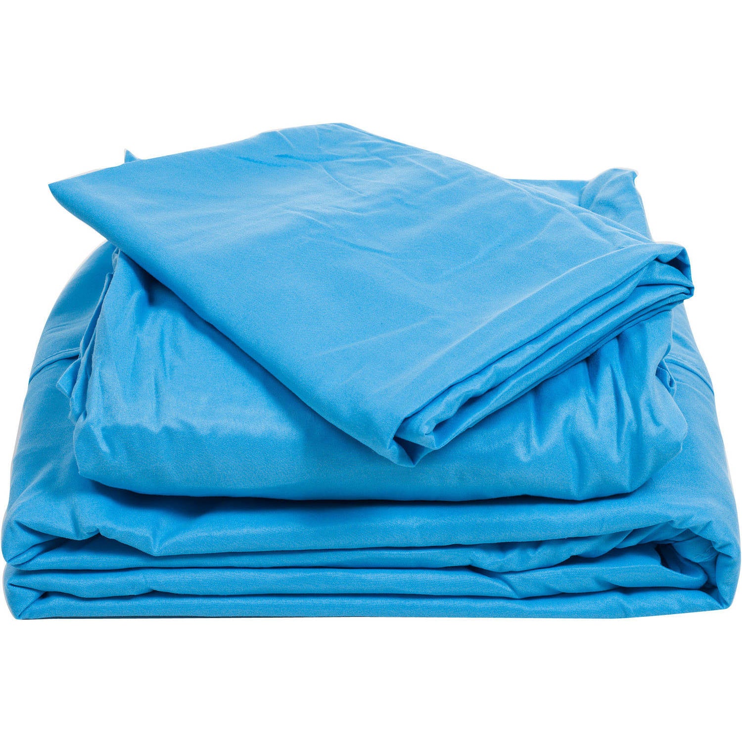 Series Microfiber Sheet Set, Blue, Twin