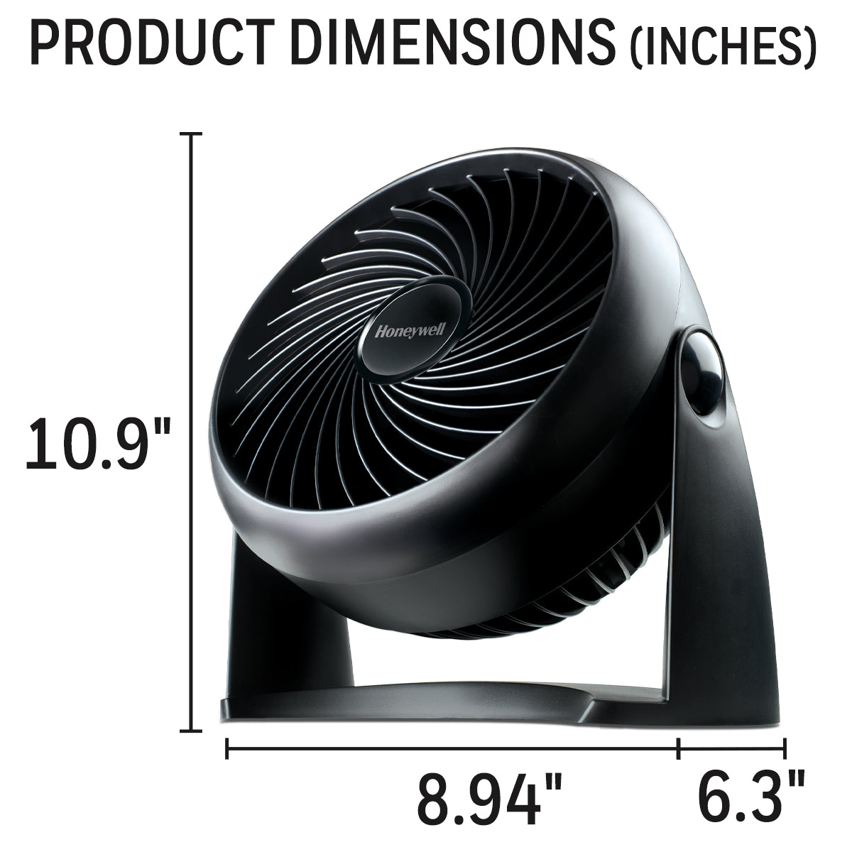 TurboForce Air Circulator Personal Fan, HT-900, Black