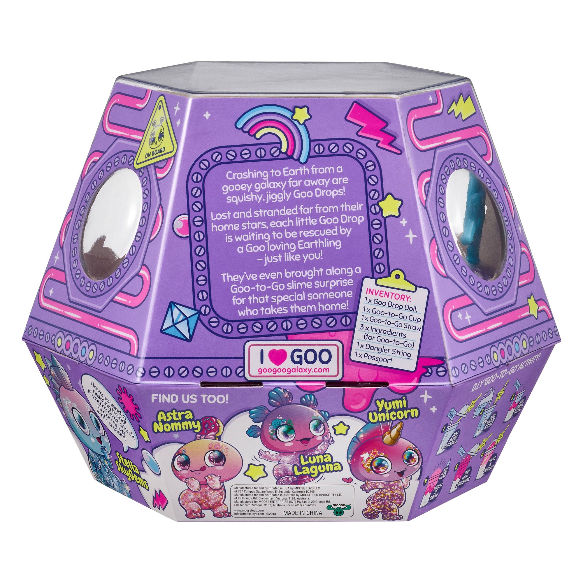  Stella Skygems, Small Doll with Squeezer Belly and DIY Slime Activity