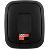 Lid Trash Can, Black with Decorative Texture