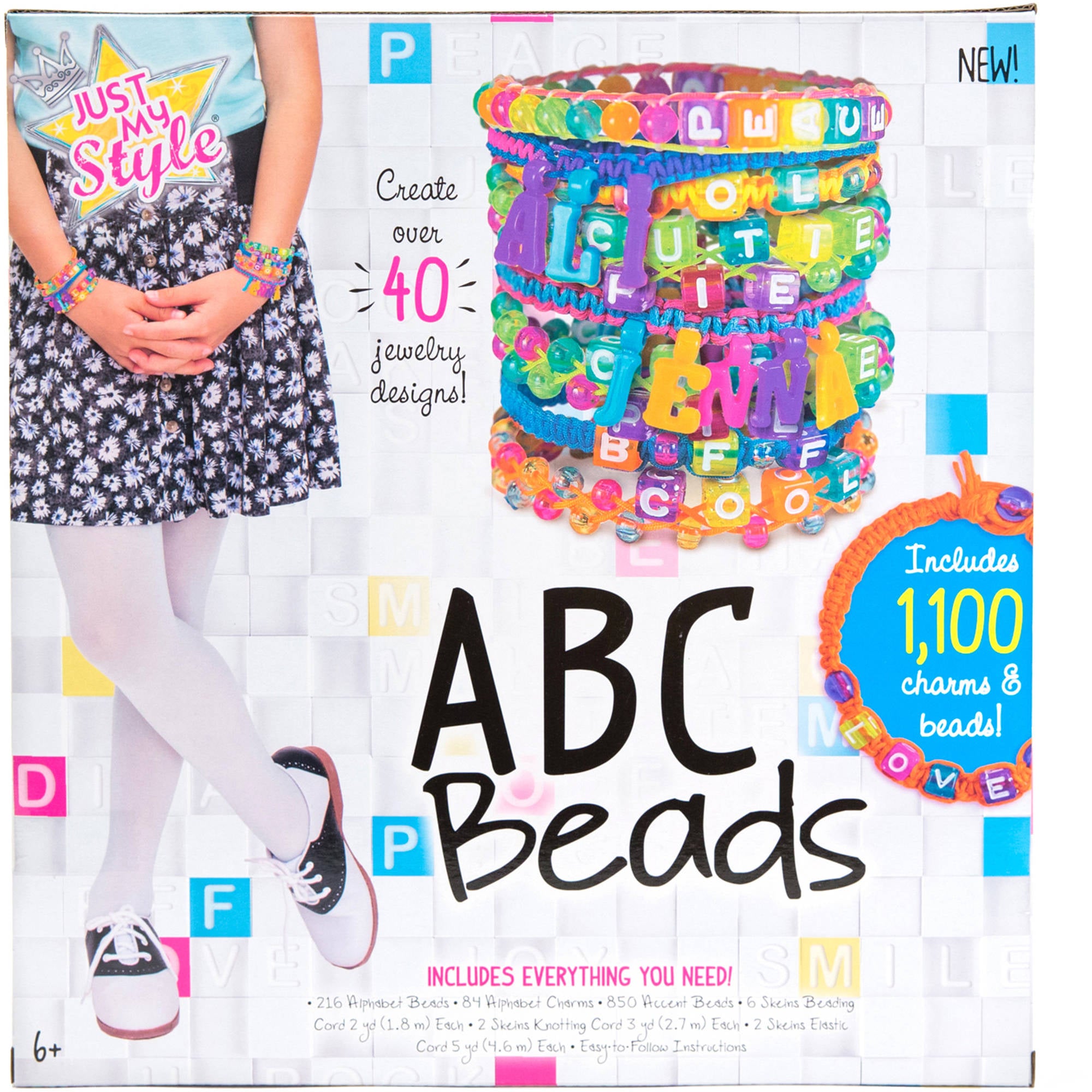 Horizon Group ABC Beads Jewelry Kit, 1 Each