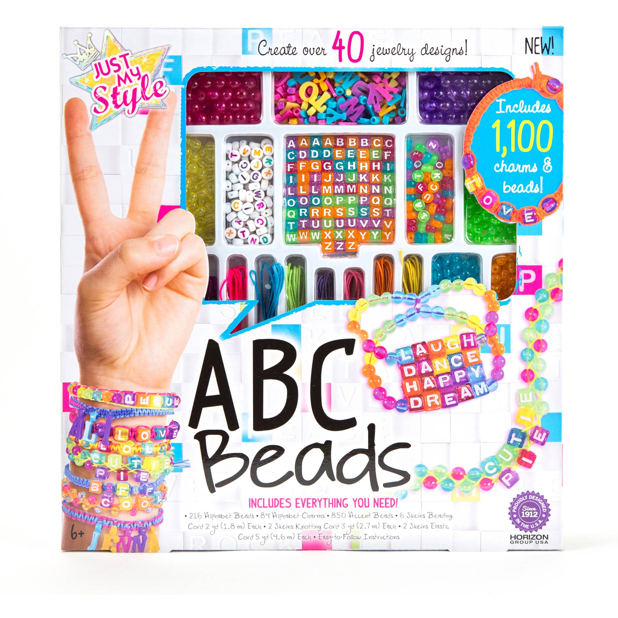 Horizon Group ABC Beads Jewelry Kit, 1 Each